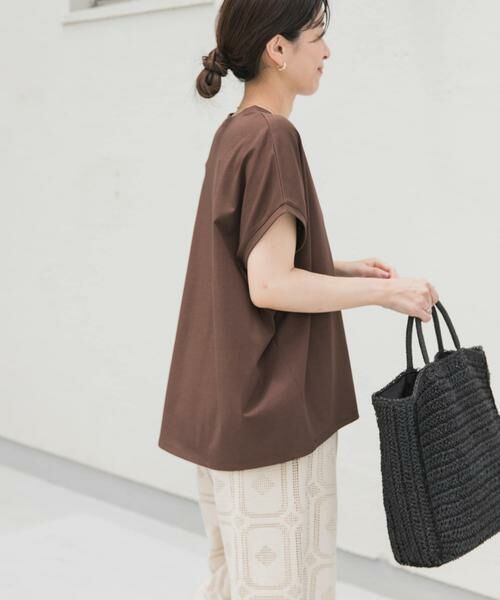 URBAN RESEARCH DOORS / アーバンリサーチ ドアーズ Tシャツ | 『UR TECH』汗染み防止ドルマンTシャツ | 詳細3