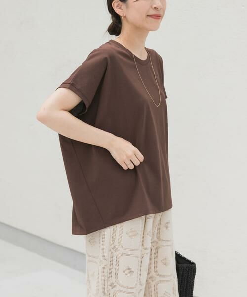 URBAN RESEARCH DOORS / アーバンリサーチ ドアーズ Tシャツ | 『UR TECH』汗染み防止ドルマンTシャツ | 詳細4