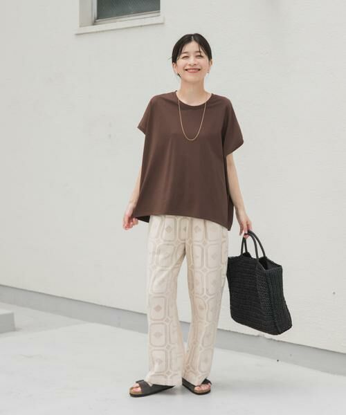 URBAN RESEARCH DOORS / アーバンリサーチ ドアーズ Tシャツ | 『UR TECH』汗染み防止ドルマンTシャツ | 詳細6