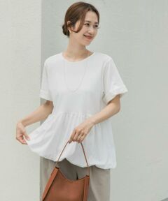 URBAN RESEARCH DOORS / アーバンリサーチ ドアーズ Tシャツ | ペプラムバルーンTシャツ