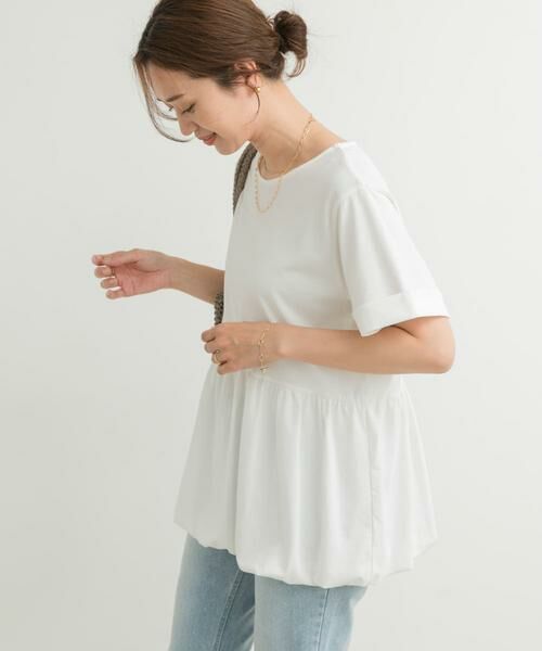 URBAN RESEARCH DOORS / アーバンリサーチ ドアーズ Tシャツ | ペプラムバルーンTシャツ | 詳細10