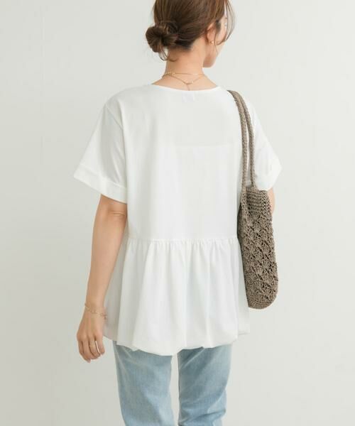 URBAN RESEARCH DOORS / アーバンリサーチ ドアーズ Tシャツ | ペプラムバルーンTシャツ | 詳細11