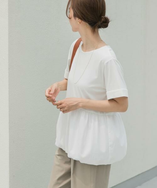 URBAN RESEARCH DOORS / アーバンリサーチ ドアーズ Tシャツ | ペプラムバルーンTシャツ | 詳細3