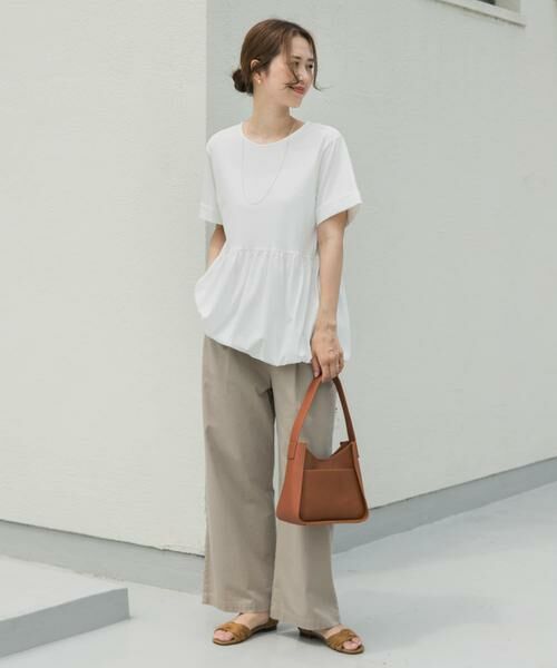 URBAN RESEARCH DOORS / アーバンリサーチ ドアーズ Tシャツ | ペプラムバルーンTシャツ | 詳細6