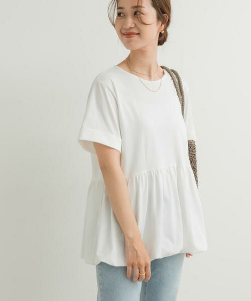 URBAN RESEARCH DOORS / アーバンリサーチ ドアーズ Tシャツ | ペプラムバルーンTシャツ | 詳細7