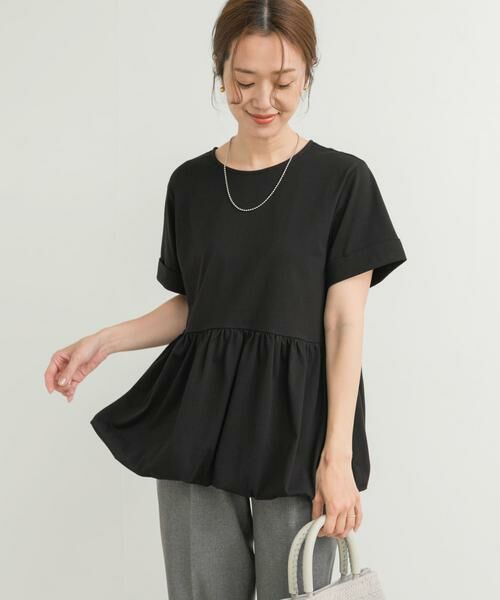 URBAN RESEARCH DOORS / アーバンリサーチ ドアーズ Tシャツ | ペプラムバルーンTシャツ | 詳細20