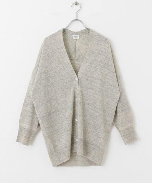 URBAN RESEARCH DOORS / アーバンリサーチ ドアーズ カーディガン・ボレロ | リネンVネックカーディガン | 詳細14