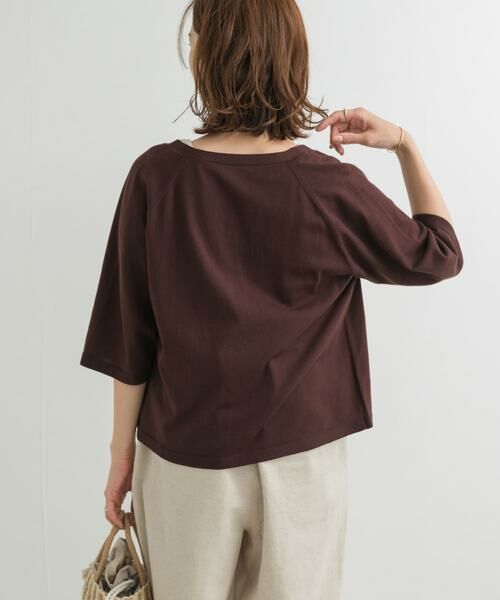 URBAN RESEARCH DOORS / アーバンリサーチ ドアーズ カーディガン・ボレロ | 『UR TECH ひやサラクール』コットンラグラン半袖カーディガン | 詳細4