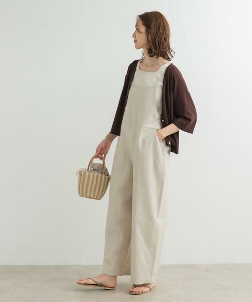 URBAN RESEARCH DOORS / アーバンリサーチ ドアーズ カーディガン・ボレロ | 『UR TECH ひやサラクール』コットンラグラン半袖カーディガン | 詳細9