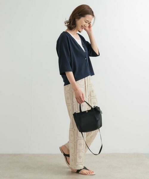 URBAN RESEARCH DOORS / アーバンリサーチ ドアーズ カーディガン・ボレロ | 『UR TECH ひやサラクール』コットンラグラン半袖カーディガン | 詳細18