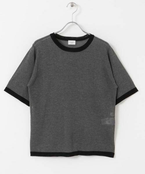 URBAN RESEARCH DOORS / アーバンリサーチ ドアーズ ニット・セーター | リンガー半袖ニットTシャツ | 詳細11