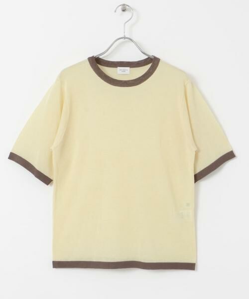 URBAN RESEARCH DOORS / アーバンリサーチ ドアーズ ニット・セーター | リンガー半袖ニットTシャツ | 詳細24