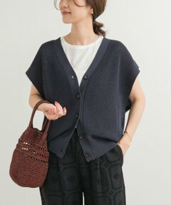 URBAN RESEARCH DOORS / アーバンリサーチ ドアーズ ベスト | リネンライクVネックベスト