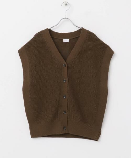 URBAN RESEARCH DOORS / アーバンリサーチ ドアーズ ベスト | リネンライクVネックベスト | 詳細11