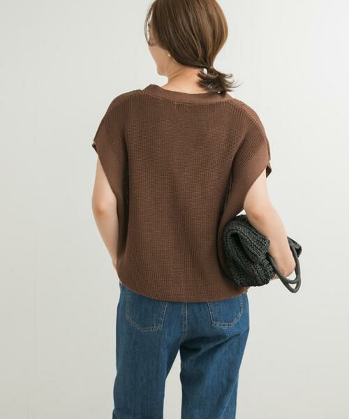 URBAN RESEARCH DOORS / アーバンリサーチ ドアーズ ベスト | リネンライクVネックベスト | 詳細3