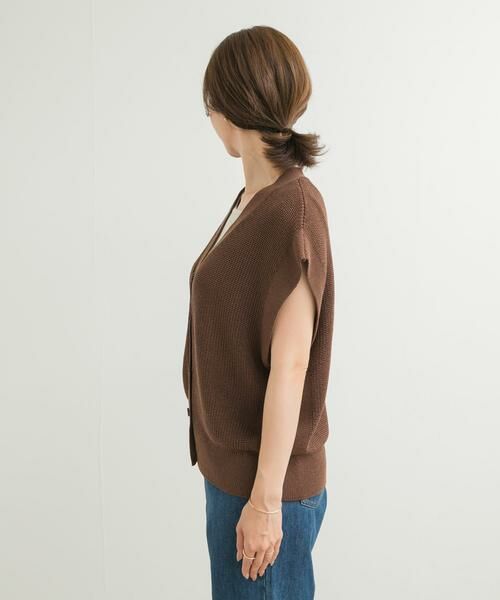 URBAN RESEARCH DOORS / アーバンリサーチ ドアーズ ベスト | リネンライクVネックベスト | 詳細9