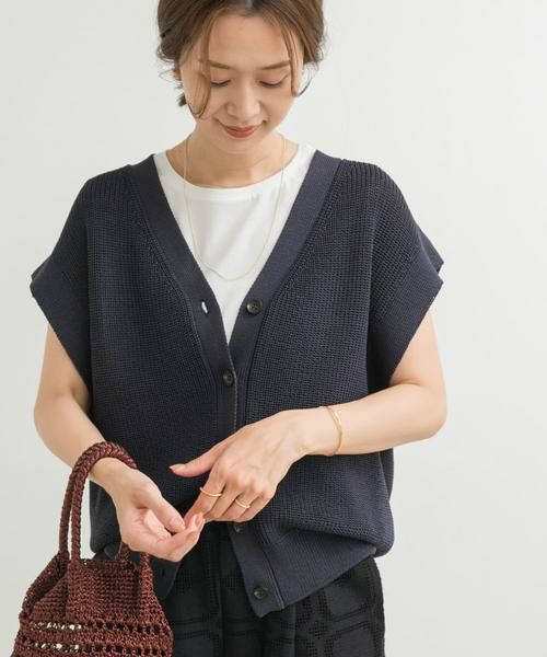 セール】 リネンライクVネックベスト （ベスト）｜URBAN