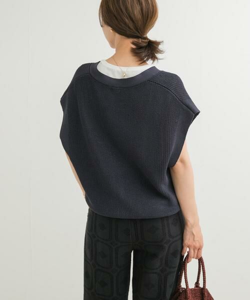 URBAN RESEARCH DOORS / アーバンリサーチ ドアーズ ベスト | リネンライクVネックベスト | 詳細16