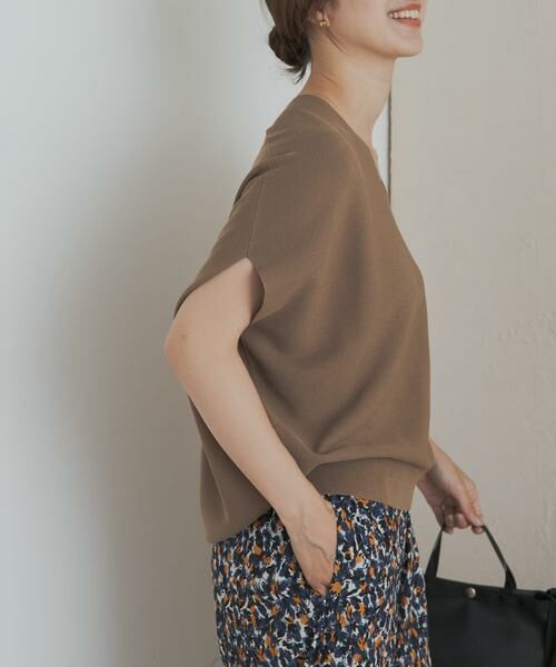 URBAN RESEARCH DOORS / アーバンリサーチ ドアーズ ニット・セーター | Vネックコクーンニット | 詳細2