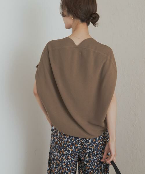 URBAN RESEARCH DOORS / アーバンリサーチ ドアーズ ニット・セーター | Vネックコクーンニット | 詳細4