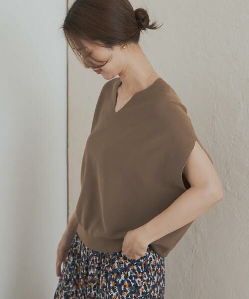 URBAN RESEARCH DOORS / アーバンリサーチ ドアーズ ニット・セーター | Vネックコクーンニット | 詳細5