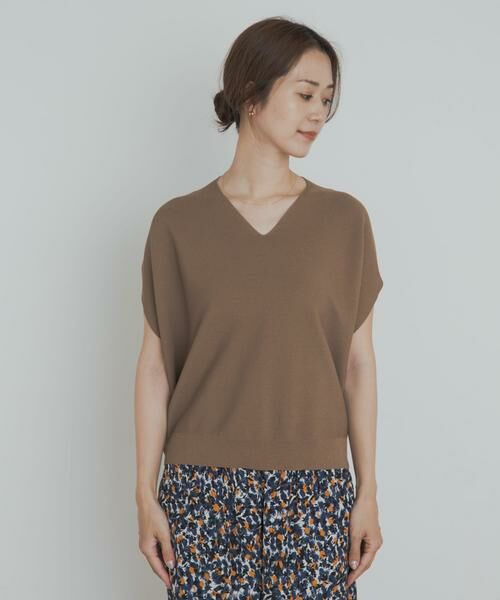 URBAN RESEARCH DOORS / アーバンリサーチ ドアーズ ニット・セーター | Vネックコクーンニット | 詳細8