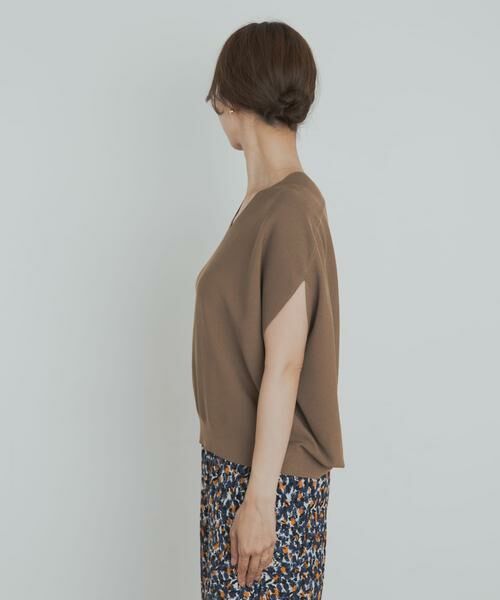 URBAN RESEARCH DOORS / アーバンリサーチ ドアーズ ニット・セーター | Vネックコクーンニット | 詳細9