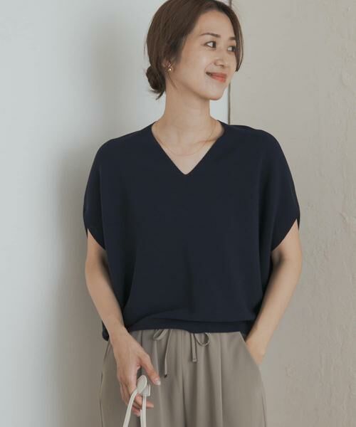 URBAN RESEARCH DOORS / アーバンリサーチ ドアーズ ニット・セーター | Vネックコクーンニット | 詳細13