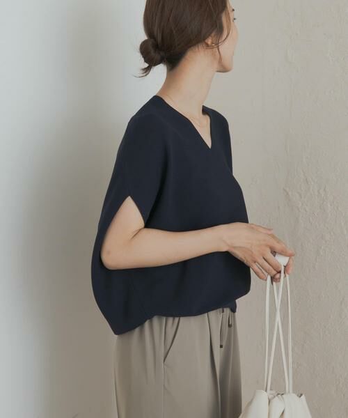 URBAN RESEARCH DOORS / アーバンリサーチ ドアーズ ニット・セーター | Vネックコクーンニット | 詳細14