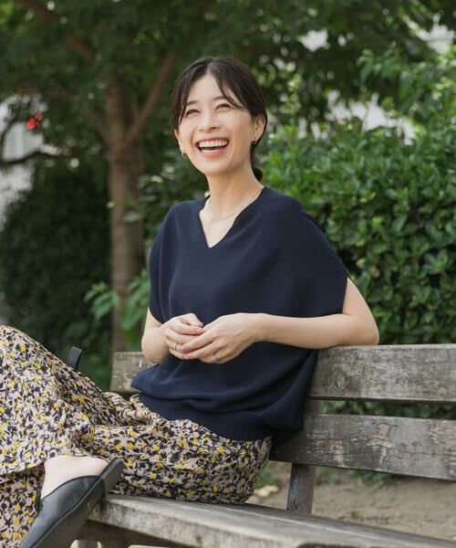 URBAN RESEARCH DOORS / アーバンリサーチ ドアーズ ニット・セーター | Vネックコクーンニット | 詳細20