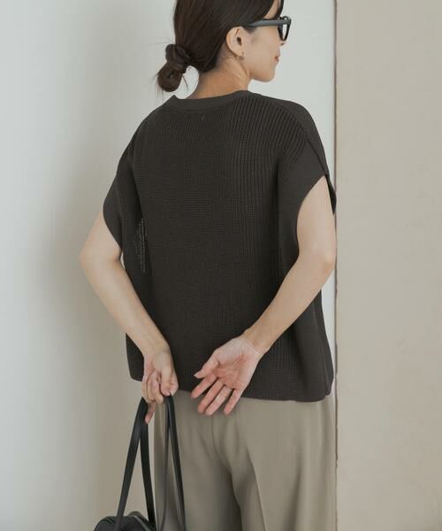 URBAN RESEARCH DOORS / アーバンリサーチ ドアーズ ニット・セーター | リネンライクニットプルオーバー | 詳細2