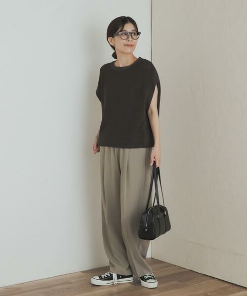 URBAN RESEARCH DOORS / アーバンリサーチ ドアーズ ニット・セーター | リネンライクニットプルオーバー | 詳細7