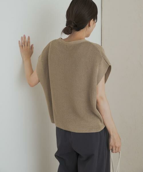 URBAN RESEARCH DOORS / アーバンリサーチ ドアーズ ニット・セーター | リネンライクニットプルオーバー | 詳細15