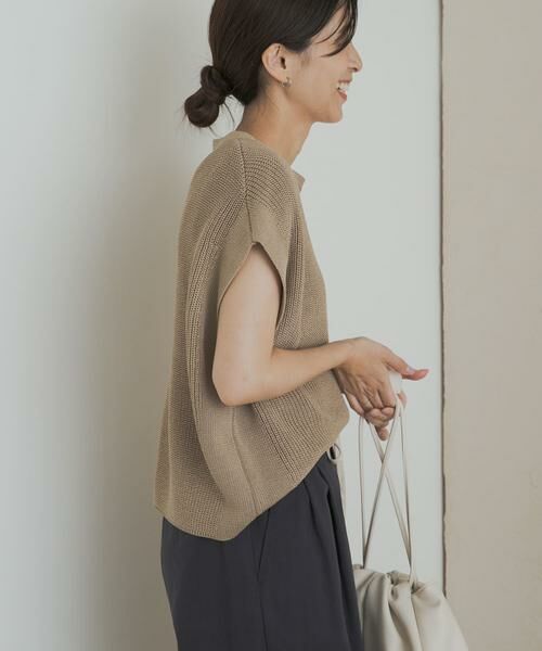 URBAN RESEARCH DOORS / アーバンリサーチ ドアーズ ニット・セーター | リネンライクニットプルオーバー | 詳細16