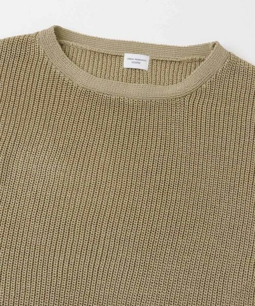 URBAN RESEARCH DOORS / アーバンリサーチ ドアーズ ニット・セーター | リネンライクニットプルオーバー | 詳細21