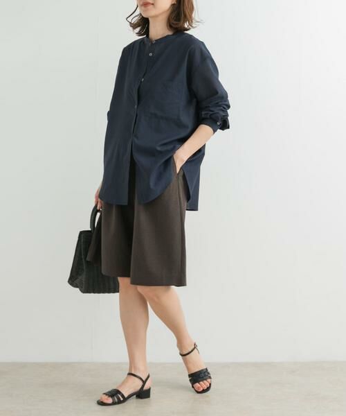 URBAN RESEARCH DOORS / アーバンリサーチ ドアーズ シャツ・ブラウス | 『再入荷』『UR TECH』バンドカラーシャツ | 詳細6