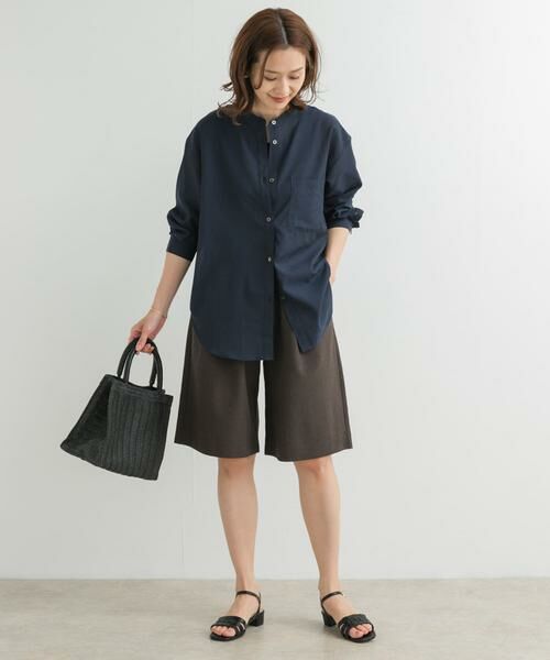 URBAN RESEARCH DOORS / アーバンリサーチ ドアーズ シャツ・ブラウス | 『再入荷』『UR TECH』バンドカラーシャツ | 詳細7