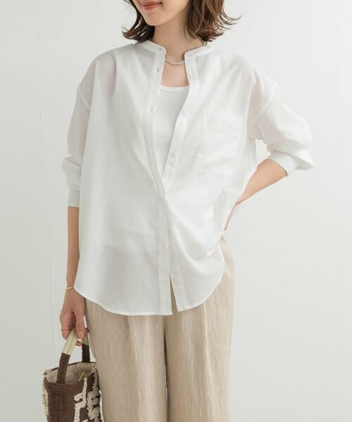 URBAN RESEARCH DOORS / アーバンリサーチ ドアーズ シャツ・ブラウス | 『再入荷』『UR TECH』バンドカラーシャツ | 詳細18