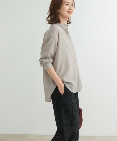 URBAN RESEARCH DOORS / アーバンリサーチ ドアーズ シャツ・ブラウス | 『再入荷』『UR TECH』バンドカラーシャツ | 詳細27