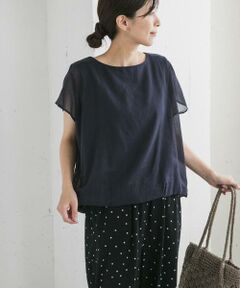 URBAN RESEARCH DOORS / アーバンリサーチ ドアーズ Tシャツ | ボイルレイヤードプルオーバー