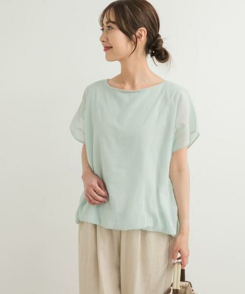 URBAN RESEARCH DOORS / アーバンリサーチ ドアーズ Tシャツ | ボイルレイヤードプルオーバー | 詳細1