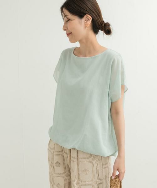 URBAN RESEARCH DOORS / アーバンリサーチ ドアーズ Tシャツ | ボイルレイヤードプルオーバー | 詳細13