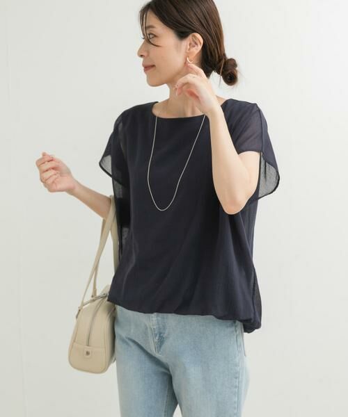 URBAN RESEARCH DOORS / アーバンリサーチ ドアーズ Tシャツ | ボイルレイヤードプルオーバー | 詳細27