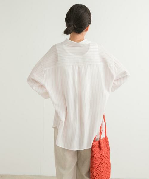 URBAN RESEARCH DOORS / アーバンリサーチ ドアーズ シャツ・ブラウス | カラーストライプルーズシャツ | 詳細10