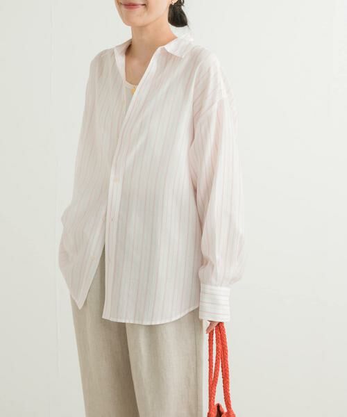 URBAN RESEARCH DOORS / アーバンリサーチ ドアーズ シャツ・ブラウス | カラーストライプルーズシャツ | 詳細2