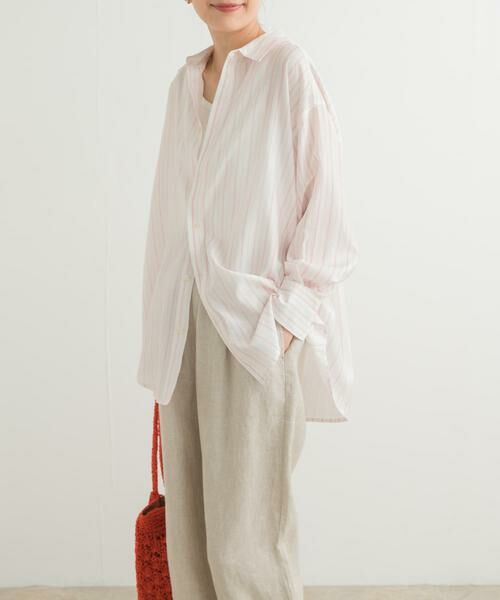 URBAN RESEARCH DOORS / アーバンリサーチ ドアーズ シャツ・ブラウス | カラーストライプルーズシャツ | 詳細3