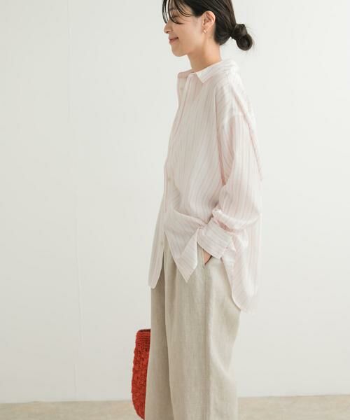 URBAN RESEARCH DOORS / アーバンリサーチ ドアーズ シャツ・ブラウス | カラーストライプルーズシャツ | 詳細4