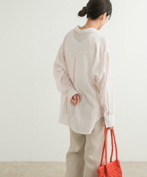 URBAN RESEARCH DOORS / アーバンリサーチ ドアーズ シャツ・ブラウス | カラーストライプルーズシャツ | 詳細5