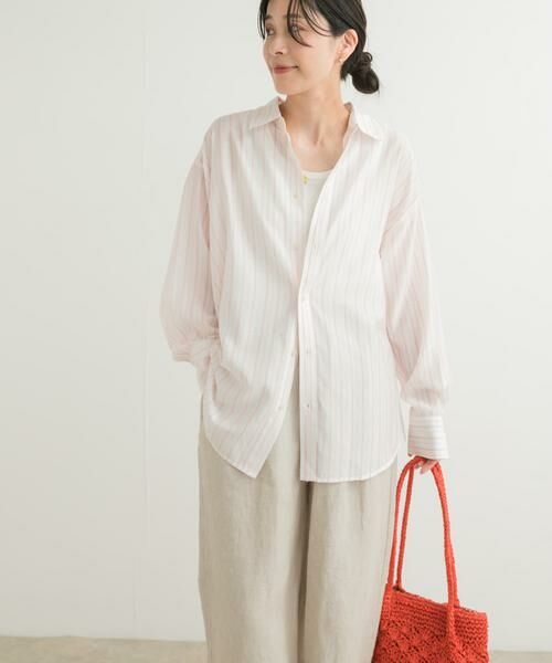 URBAN RESEARCH DOORS / アーバンリサーチ ドアーズ シャツ・ブラウス | カラーストライプルーズシャツ | 詳細6