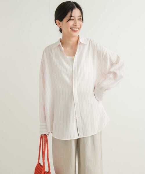 URBAN RESEARCH DOORS / アーバンリサーチ ドアーズ シャツ・ブラウス | カラーストライプルーズシャツ | 詳細8